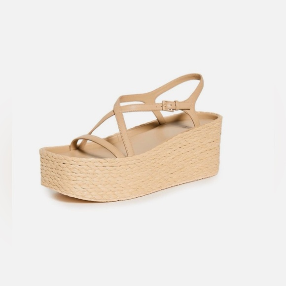 🔵VINCE Women's Tan PLATFORM Sandals - Picture 4 of 9
